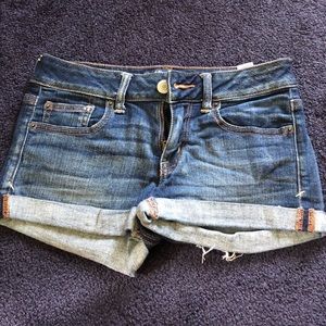 Low rise jean shorts from American Eagle